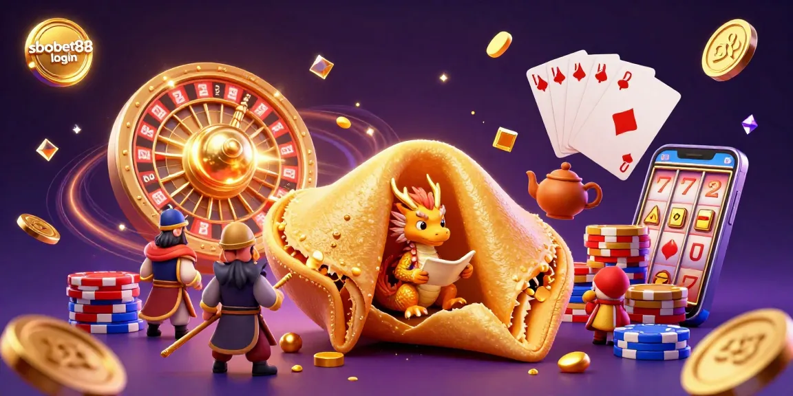 Simplify your betting journey with sbobet88 login in this vibrant 3D casino scene, packed with action and festive elements.