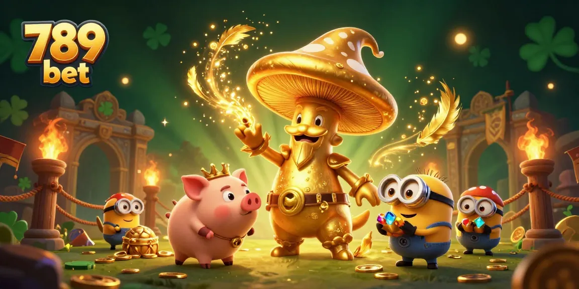 Experience the thrill of 789 bet with a magical 3D casino scene full of treasures and excitement.
